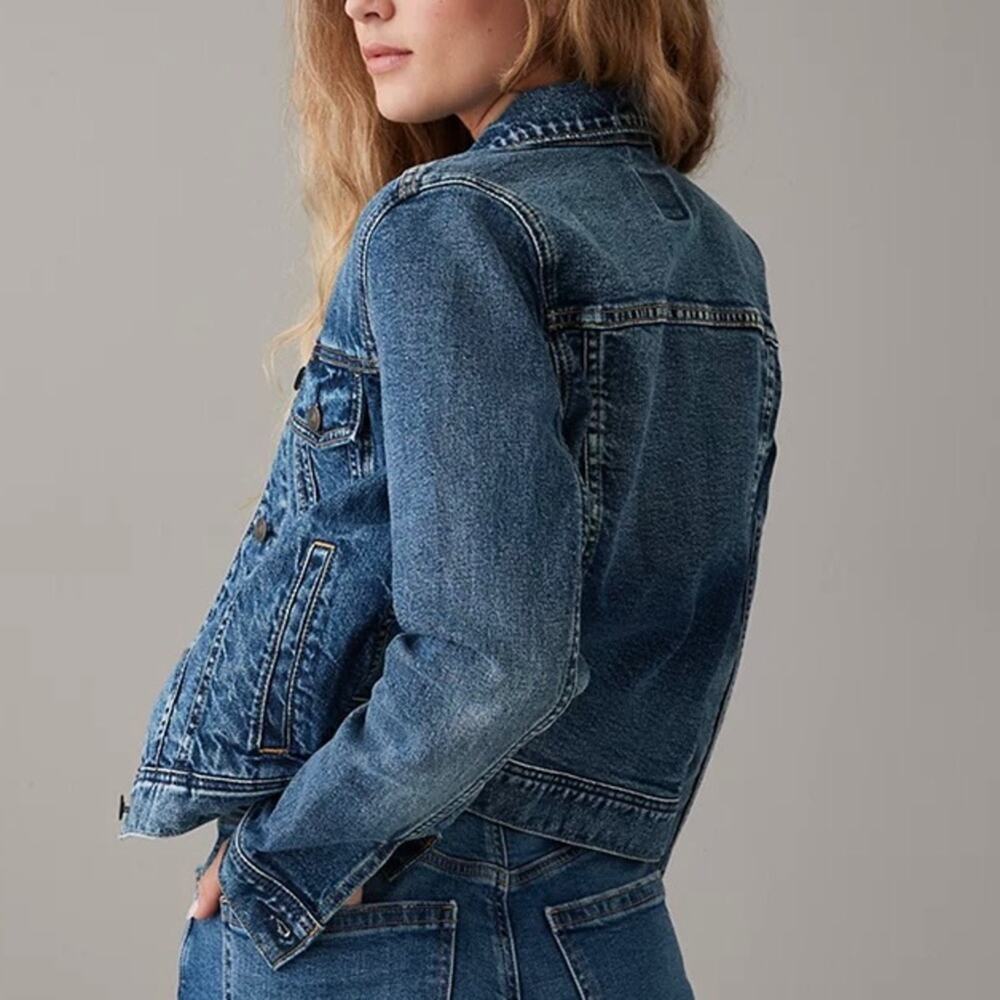 American Eagle Classic Denim Jacket Size Small - Picture 11 of 15